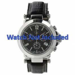 Watch strap Guess GC31000G2 GC30000 GC30000G1 Leather Black 21mm