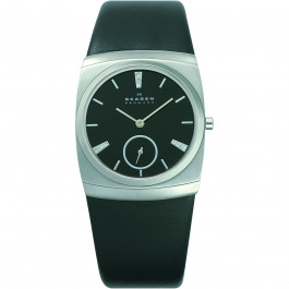 Watch strap Skagen 511SSLB (X00004290 - 26L511 ) Leather Black