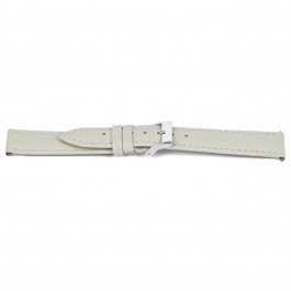 Watch strap Universal C514 Leather Beige 12mm