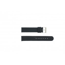 Watch strap Universal 800R.01 Smooth leather Black 20mm