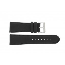 Watch strap Universal 61215B.10.24 Leather Black 24mm