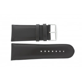 Watch strap 61215B.27.30 Leather Dark brown 30mm + default stitching