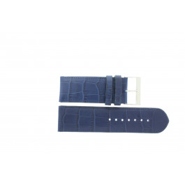 Watch strap Universal 61248B.55.28 Leather Blue 28mm