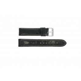 Watch strap Universal 61324.10.18 Leather Black 18mm
