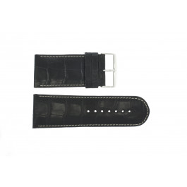 Watch strap Universal 61324EB.10.36 Leather Black 36mm