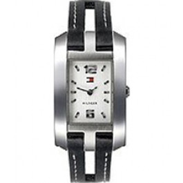 Watch strap Tommy Hilfiger 679300398 0398 / F80164 Leather Black