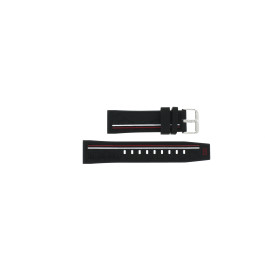 Watch strap Tommy Hilfiger TH-320-1-14-2380 / TH1791473 / TH679302202 Rubber Black 22mm
