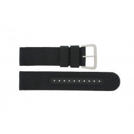 Watch strap Seiko 7S36-03J0 / SNZG15K1 / 4A211JL Textiles Black 22mm