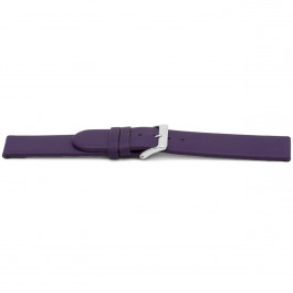 Watch strap Universal C801 Leather Purple 12mm