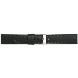 Watch strap Universal 804.27.22 Leather Green 22mm