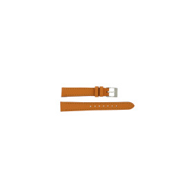 Watch strap Universal 804.12.16 Leather Orange 16mm