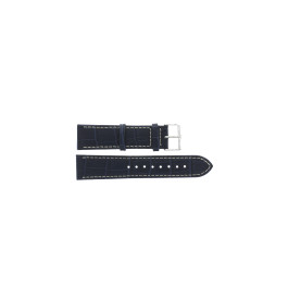 Watch strap Universal 808.05.18 Leather Blue 18mm
