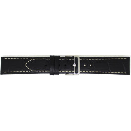 Watch strap Universal 808.01.18 Leather Black 18mm