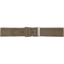 Watch strap Universal 825.17.18 Leather Brown 18mm