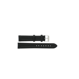 Watch strap Universal 891.01.18 Leather Black 18mm