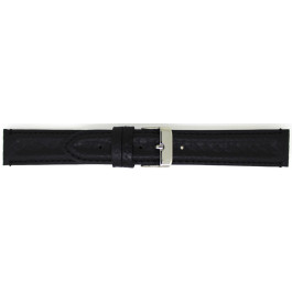 Watch strap Universal 891.01.22 Leather Black 22mm