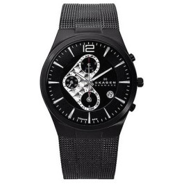 Watch strap Skagen 906XLTTM Milanese Black