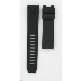 Watch strap Omega 98000087 Rubber Black 21mm