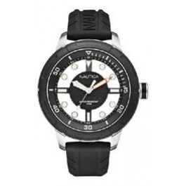 Watch strap Nautica A29552G Rubber Black