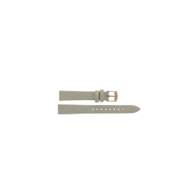 Watch strap Armani AR1681 Leather Beige 14mm