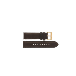 Watch strap Armani Exchange AX2172 Leather Brown 22mm