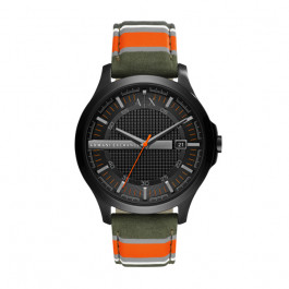 Watch strap Armani Exchange AX2198 Leather/Textiles Multicolor 22mm