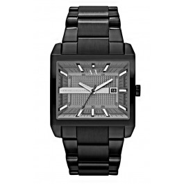 Watch strap Armani Exchange AX2202 Steel Black 28mm