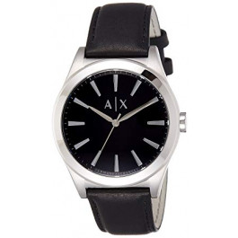 Watch strap Armani Exchange AX2323 Leather Black 22mm