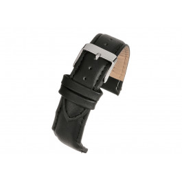 Watch strap Universal 100PZW-12MM Leather Black 12mm