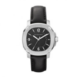 Watch strap Burberry BBY1501 Leather Black 18mm