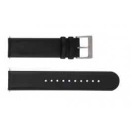 Watch strap Mondaine BM20002 / FE16220.20Q.4 Leather Black 20mm