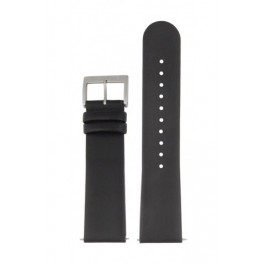 Watch strap Mondaine BM20103 / BM20108 Leather Black 22mm