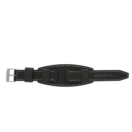 Watch strap Fossil BQ1019 Leather Brown 22mm