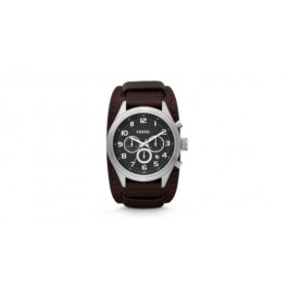 Watch strap Fossil BQ1034 Leather Brown 22mm