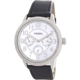 Watch strap Fossil BQ1503 Leather Black 22mm