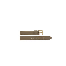 Watch strap Fossil BQ1576 Leather Beige 14mm