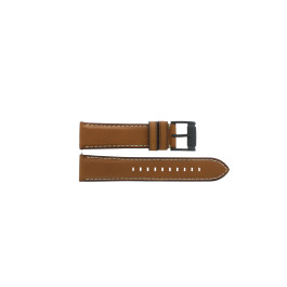 Watch strap Fossil BQ2049 Leather Brown 22mm