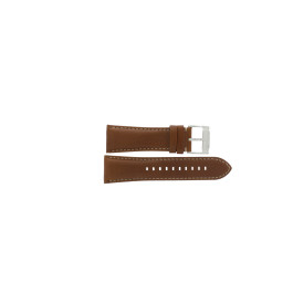 Watch strap Fossil BQ2088 Leather Cognac 26mm