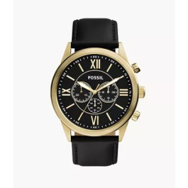 Watch strap Fossil BQ2823 Leather Black 26mm