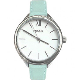 Watch strap Fossil BQ3080 Leather Green 14mm