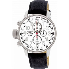 Watch strap Invicta 1514.01 Leather Black