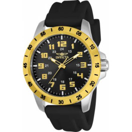 Watch strap Invicta 21840 Rubber Black