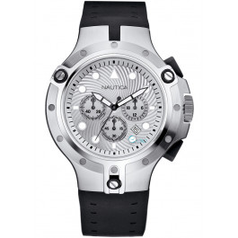 Watch strap Nautica BRS-A25007G Silicone Black