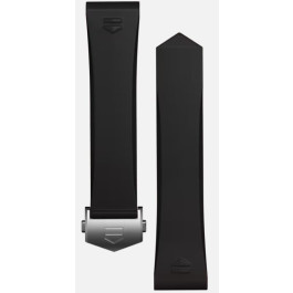Watch strap Smartwatch Tag Heuer BT6255 Rubber Black