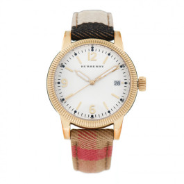 Watch strap Burberry BU7853 Leather Bi-color 18mm