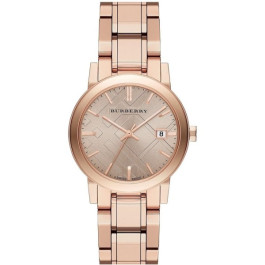 Watch strap Burberry BU9126 Steel Rosé