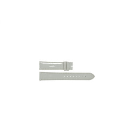 Watch strap Burberry BU9128 Leather White 18mm