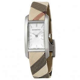 Watch strap Burberry BU9503 Leather Textiles 14mm