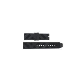 Watch strap Burberry BU9806 Rubber Black 22mm