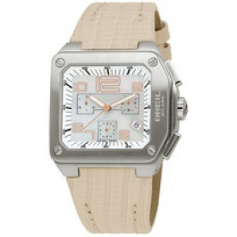 Watch strap Breil BW0398 Leather Beige 18mm